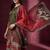 women ethnic motifs printed regular kurta with trousers & with dupatta