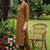 women printed regular cotton kurta with trousers