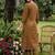 women printed regular cotton kurta with trousers