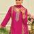 women ethnic motifs embroidered regular thread work kurta with sharara & with dupatta