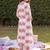 women printed regular cotton kurta with trousers