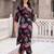women paisley printed regular cotton kurta with trousers