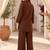 women ethnic motifs embroidered regular thread work cotton kurta with palazzos