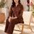 women ethnic motifs embroidered regular thread work cotton kurta with palazzos
