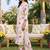 women ethnic motifs printed regular cotton kurta with trousers