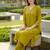 women regular liva kurta with trousers