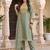 women ethnic motifs embroidered regular sequinned kurta with trousers & with dupatta