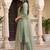 women ethnic motifs embroidered regular sequinned kurta with trousers & with dupatta