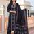 women ethnic motifs printed regular cotton kurta with trousers & with dupatta