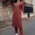 women ethnic motifs printed regular thread work cotton kurta with trousers