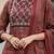 women ethnic motifs printed regular cotton kurta with trousers & with dupatta