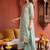 women ethnic motifs embroidered regular kurta with trousers & with dupatta
