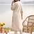 women ethnic motifs printed regular cotton kurta with trousers