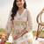 women ethnic motifs printed regular cotton kurta with trousers
