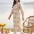 women ethnic motifs printed regular cotton kurta with trousers