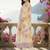 women floral printed regular cotton kurta with trousers