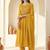 women floral embroidered regular thread work kurta with trousers & with dupatta