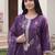 women floral embroidered regular thread work kurta with trousers & with dupatta