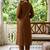 women ethnic motifs printed regular cotton kurta with trousers & with dupatta