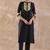 women regular sequinned kurta with trousers