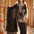 women ethnic motifs embroidered regular thread work kurta with sharara & with dupatta