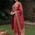 women ethnic motifs embroidered regular kurta with trousers & with dupatta