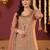 women ethnic motifs embroidered regular mirror work kurta with sharara & with dupatta