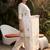 women floral embroidered regular thread work kurta with trousers & with dupatta