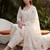 women floral embroidered regular thread work kurta with trousers & with dupatta