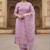 women floral embroidered regular thread work kurta with trousers & with dupatta