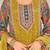 women ethnic motifs printed regular mirror work kurta with palazzos & with dupatta