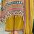 women ethnic motifs printed regular mirror work kurta with palazzos & with dupatta
