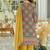 women ethnic motifs printed regular mirror work kurta with palazzos & with dupatta