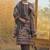 women ethnic motifs printed regular cotton kurta with trousers & with dupatta