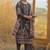 women ethnic motifs printed regular cotton kurta with trousers & with dupatta