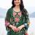 women floral embroidered regular thread work kurta with trousers & with dupatta