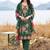 women floral embroidered regular thread work kurta with trousers & with dupatta