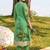 women animal printed regular cotton kurta with trousers