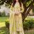 women floral printed regular cotton kurta with palazzos & with dupatta