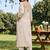 women ethnic motifs printed regular cotton kurta with trousers