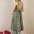 women floral printed regular cotton kurta with trousers