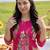women floral printed regular cotton kurta with trousers