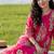 women floral printed regular cotton kurta with trousers