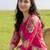 women floral printed regular cotton kurta with trousers