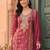women ethnic motifs embroidered regular thread work kurta with patiala & with dupatta