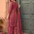 women ethnic motifs embroidered regular thread work kurta with patiala & with dupatta