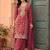 women ethnic motifs embroidered regular thread work kurta with patiala & with dupatta