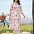 women ethnic motifs printed regular cotton kurta with trousers