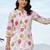 women ethnic motifs printed regular cotton kurta with trousers
