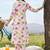 women ethnic motifs printed regular cotton kurta with trousers